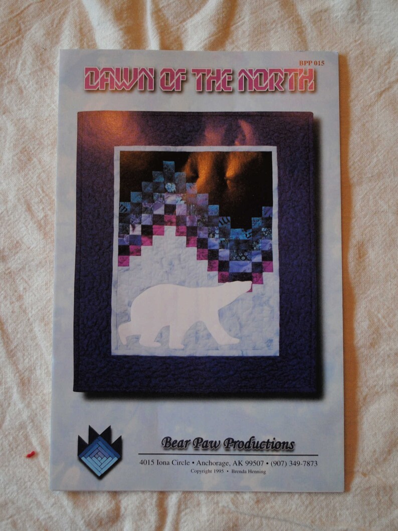 UNCUT Vintage 1990s Dawn Of The North BPP 015 Sewing Quilt image 0