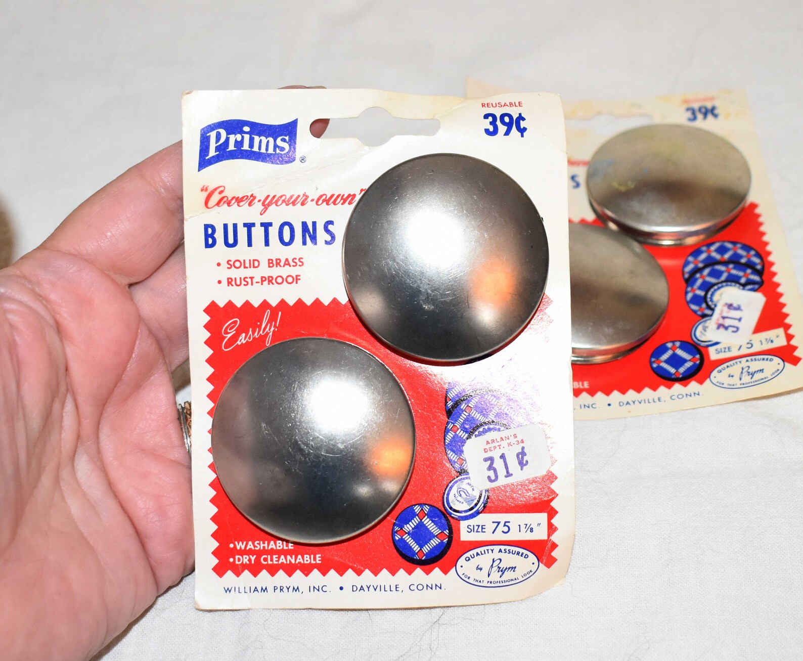 Unbenöpfte 2er-Set Karten von zwei extra großen Hüllen | Etsy