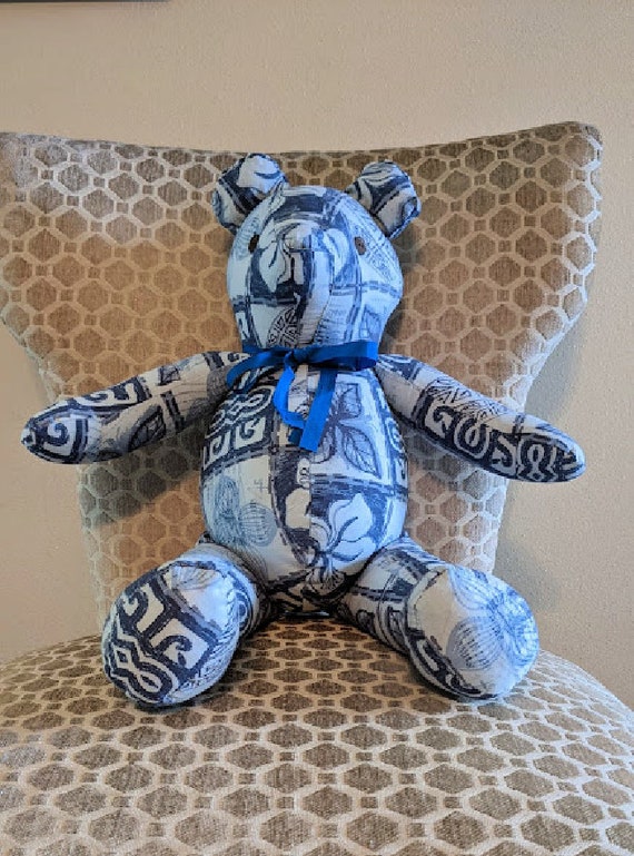 Remembrance Bear Handmade for You Using Fabric From Your Loved - Etsy