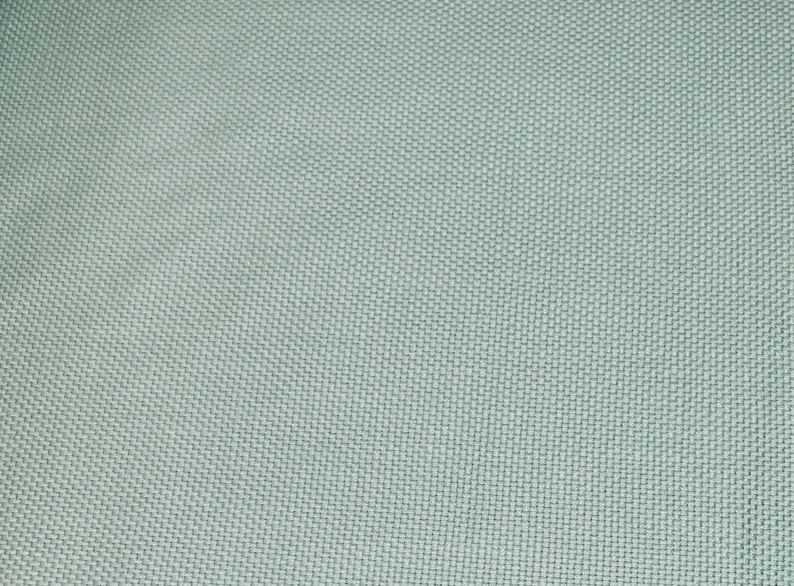 Three Coordinating Decorating Fabrics Sea Foam Green and Rust Striped Upholstery Fabrics Rust Vintage Sold by the Half Yard Unused