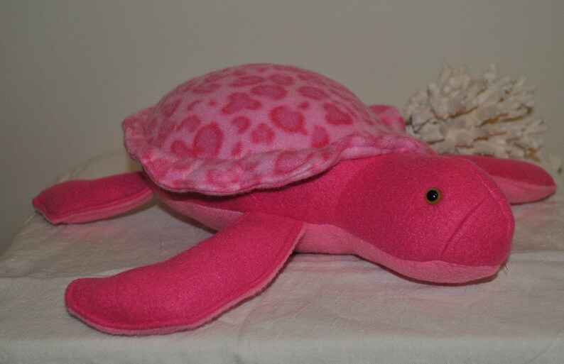 pink stuffed turtle