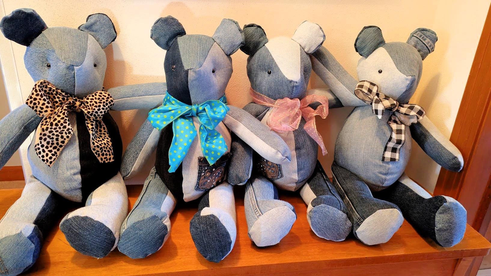 優しいネズミさん ブルーリボン 海外作家様 ハンドメイド テディベア ぬいぐるみ 優しいネズミさん ブルーリボン 海外作家様 ハンドメイド