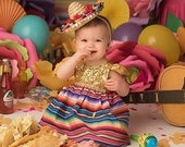 Fiesta Dress, Fiesta Outfit, Mexian Birthday Outfit, Fiesta Party Outfit, Cinco de Mayo Outfit, Fiesta Birthday Outfit, Coco Outfit for girl