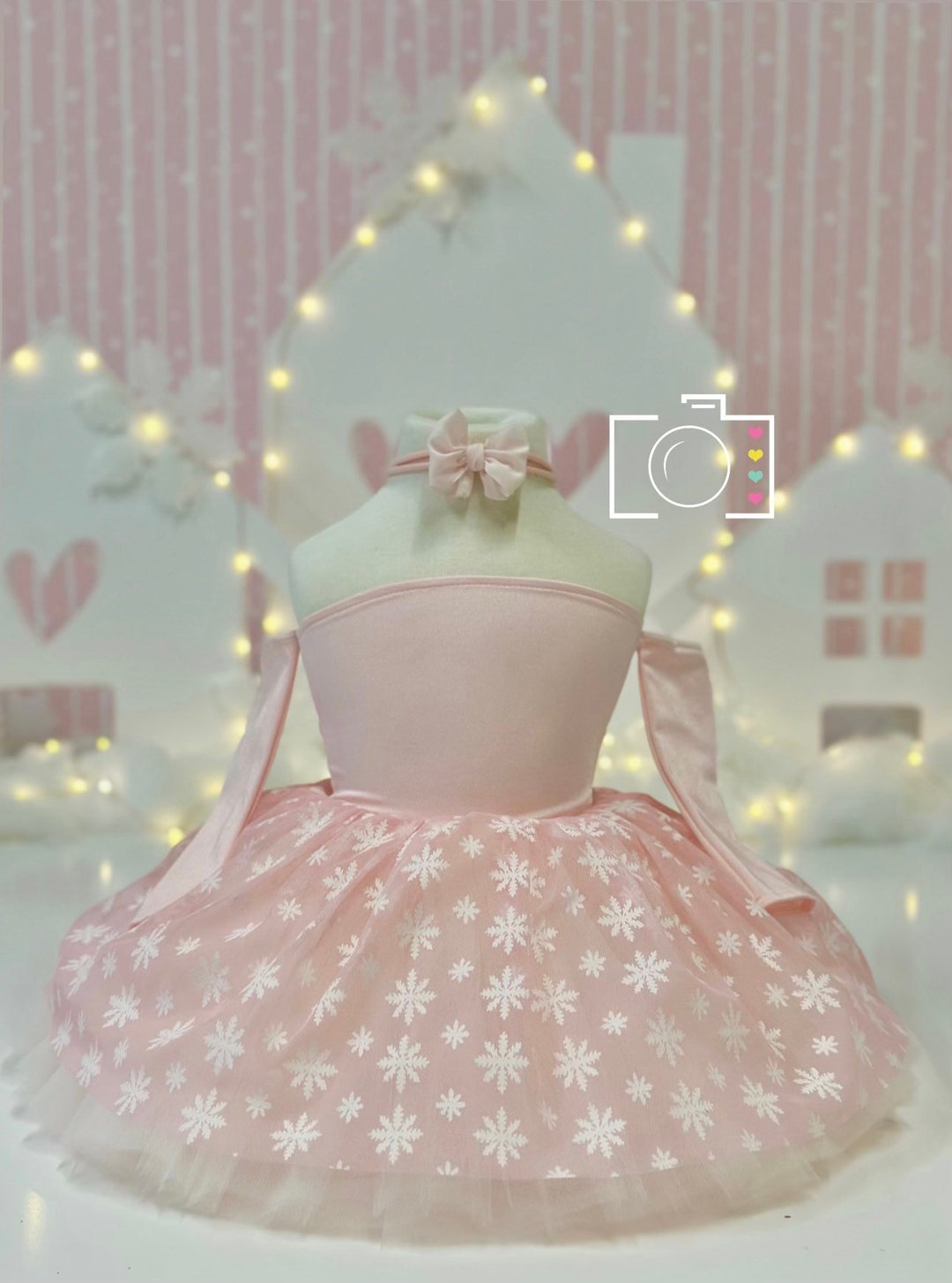 First Birthday Dress, Girls Pink Birthday Outfit, First Birthday Tutu