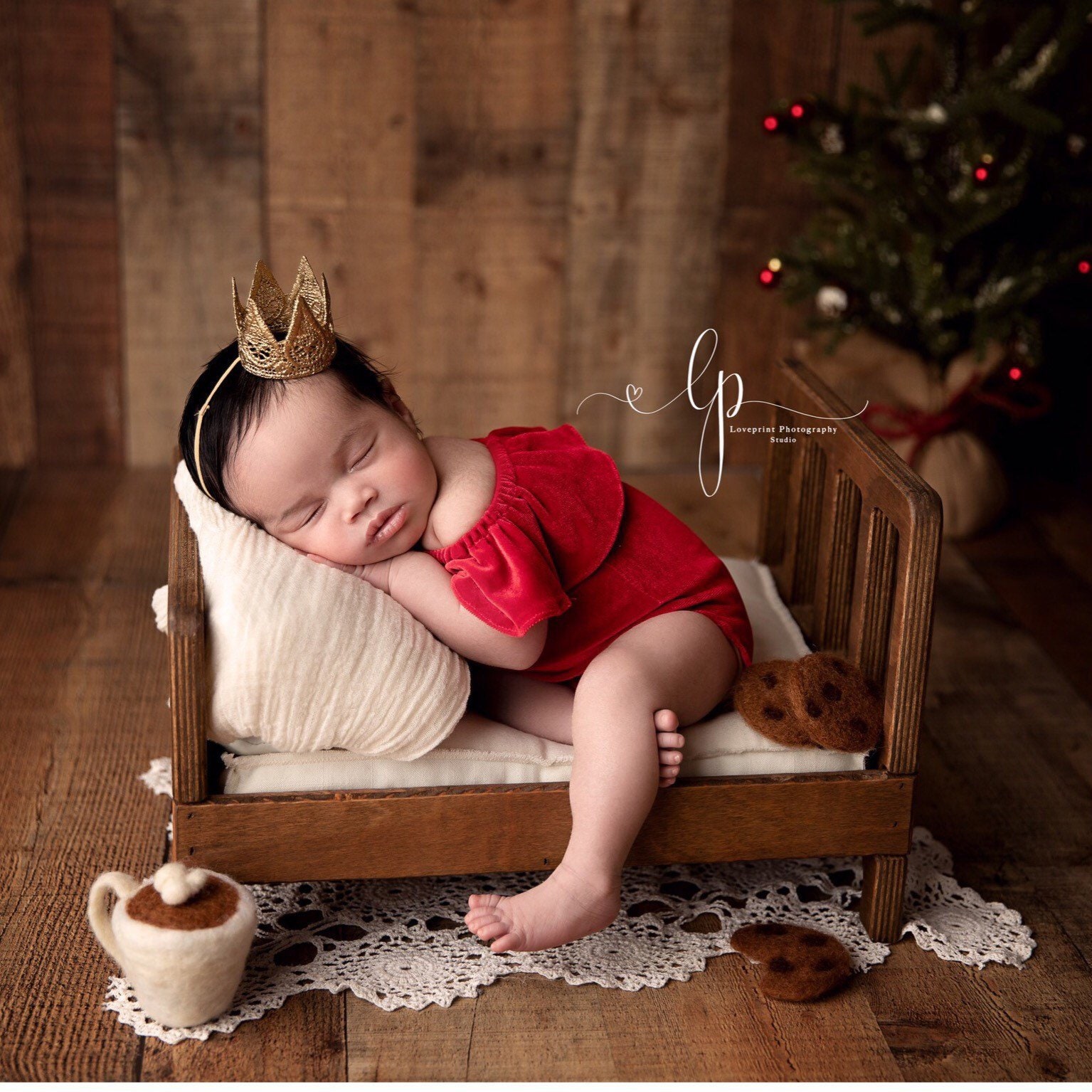 Newborn Girl Christmas Outfit Newborn Christmas Photo Outfit - Etsy