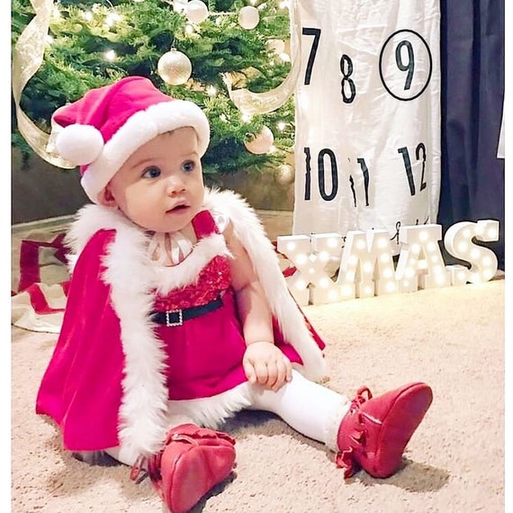 santa baby girl outfit