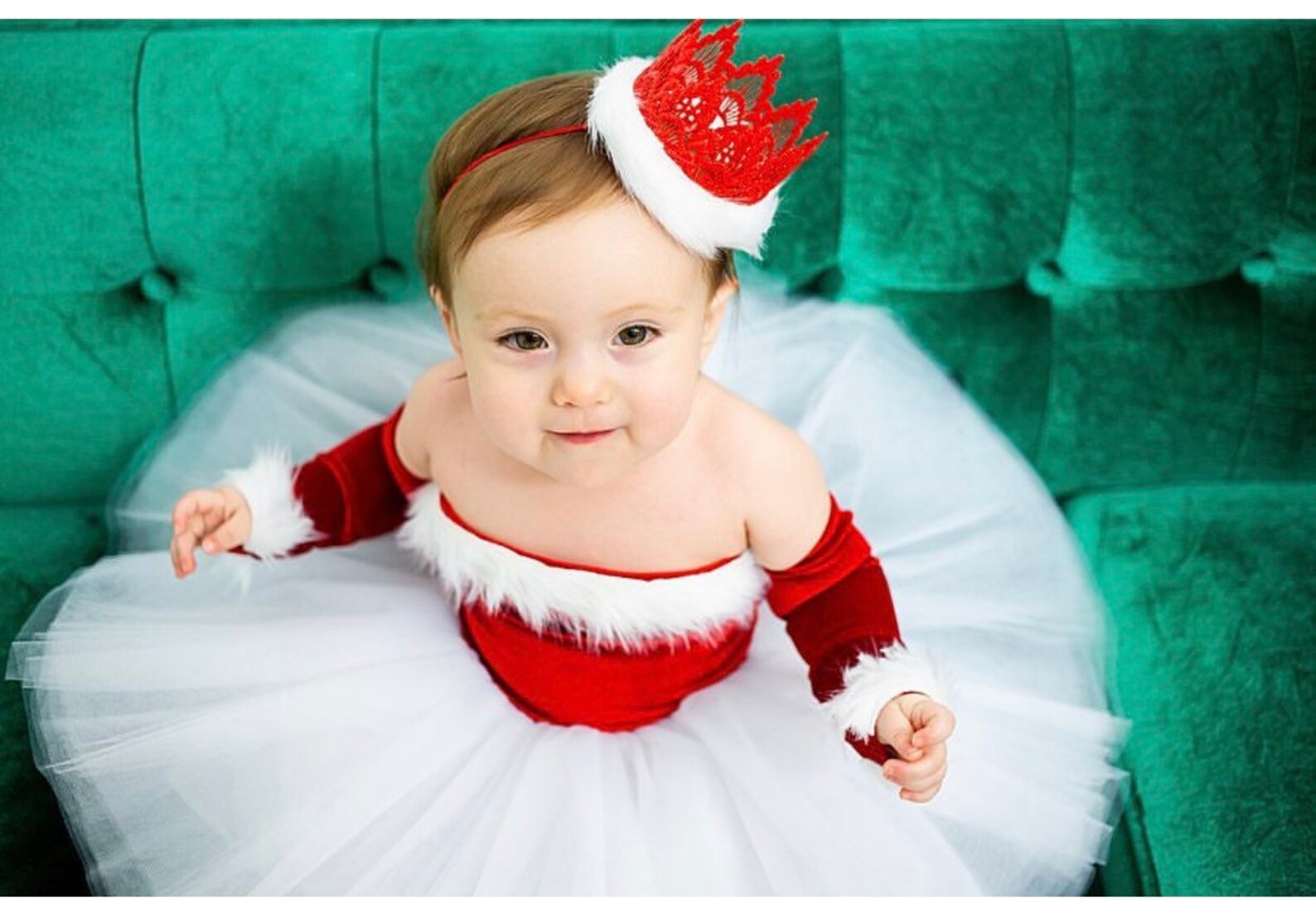 Couture Santa Outfit for Girls Santa Tutu Dress Santa Etsy