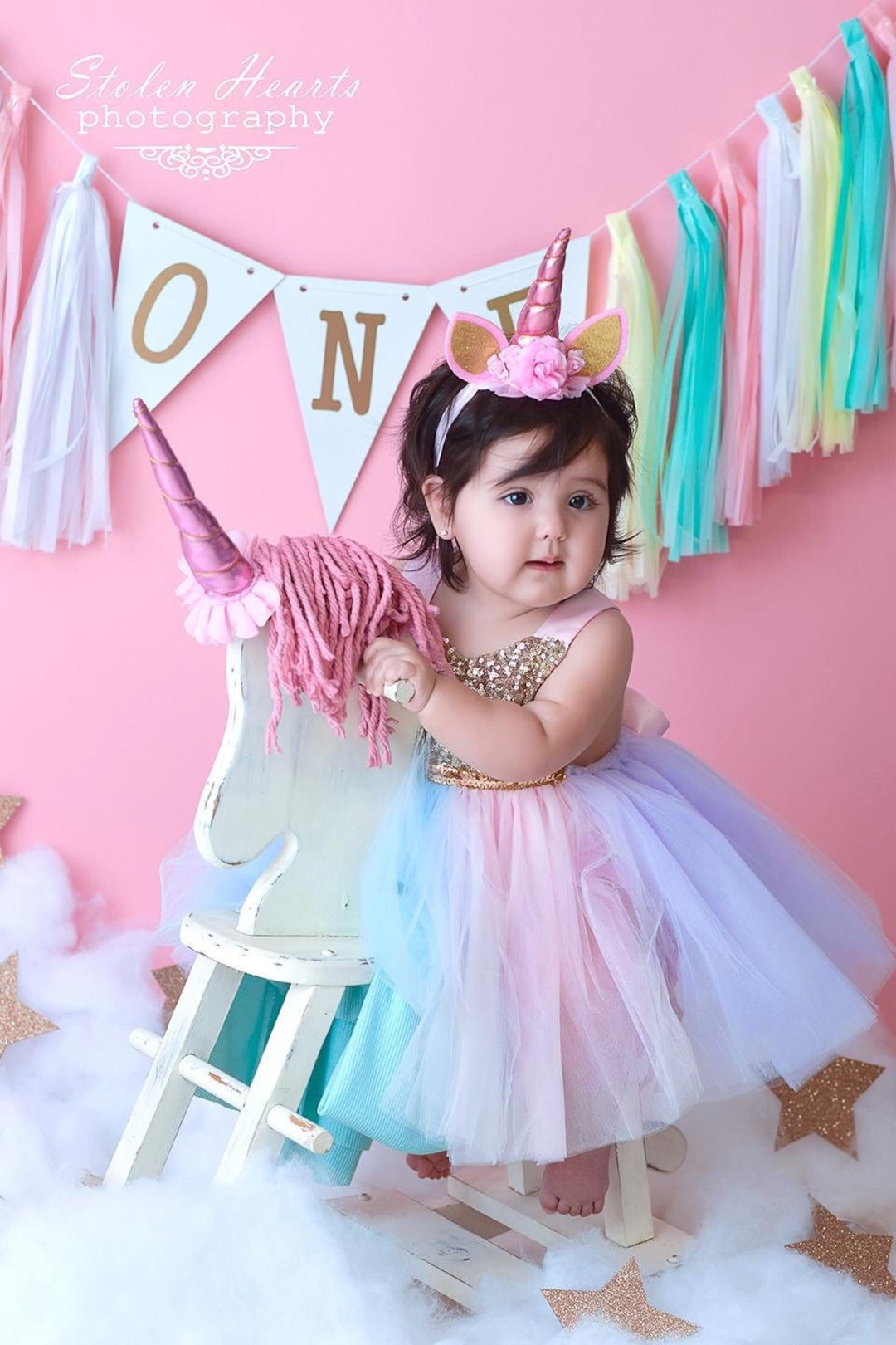 Fiesta Trajes De Unicornio Para Bebes De AÃ±o Fantasia Vestidos De