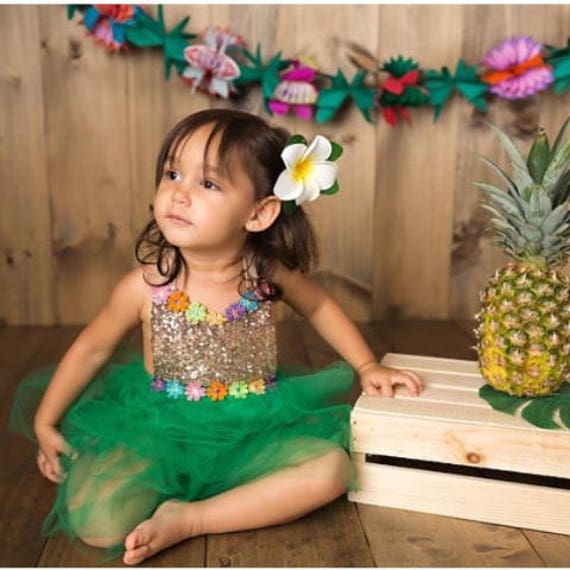 Luau Outfit Hula Girl Luau Dress Grass Skirt Hula Dress Etsy