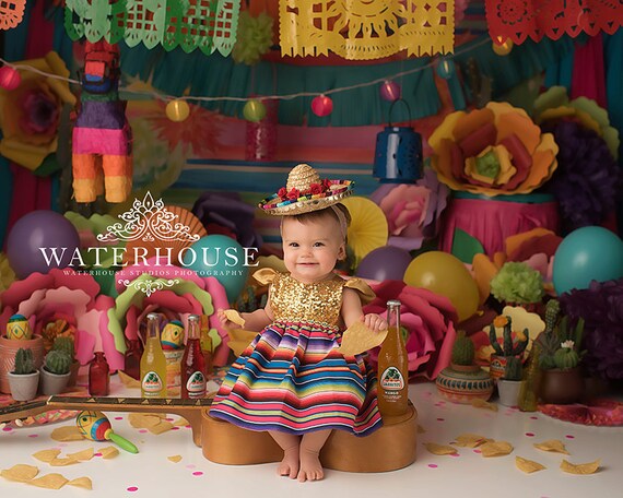 baby girl mexican fiesta dress