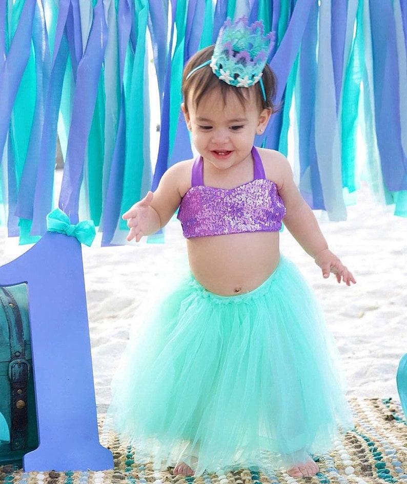 Mermaid Tutu Mermaid Tutu Dress Mermaid Birthday Outfit 3rd Birthday Mermaid 2nd Birthday Mermaid 1st Birthday Girl First Birthday