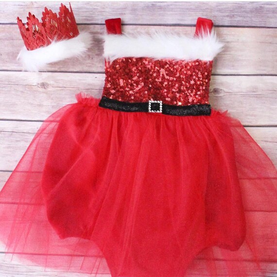 santa baby girl outfit