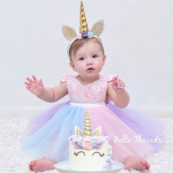 Baby Girl Dress Unicorn Rainbow Tutu Dress Baby Girl Summer Clothes  Princess Dress 12-24 Months - Walmart.com