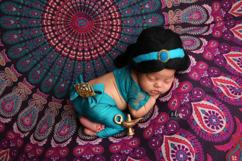Newborn Princess Dress newborn girl coming home outfit Newborn Photo Outfit Jasmine Newborn Princess Outfit Jasmine Princess Baby Dress