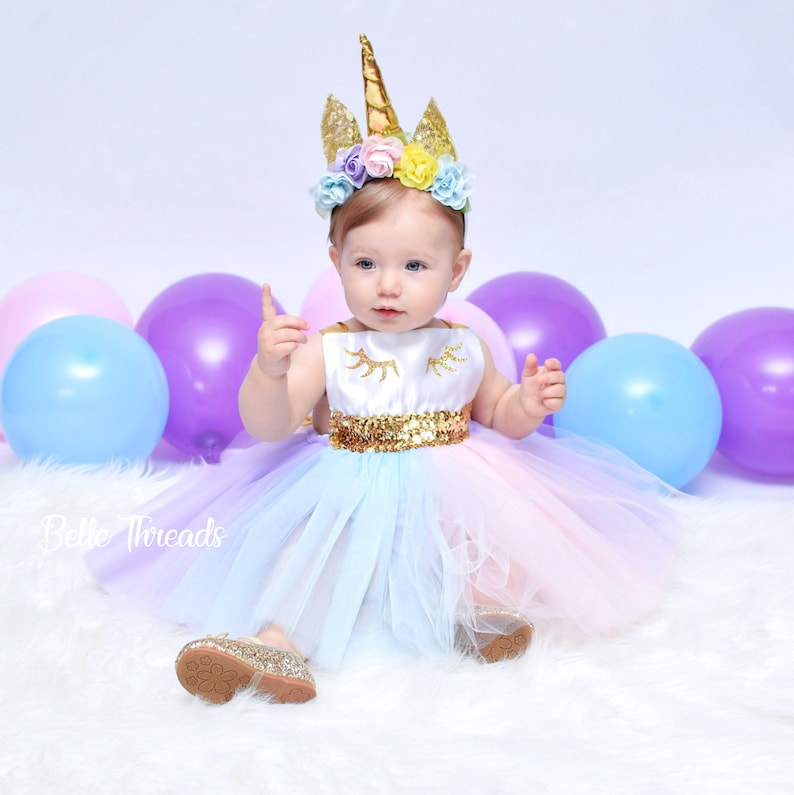 unicorn dress 18 months