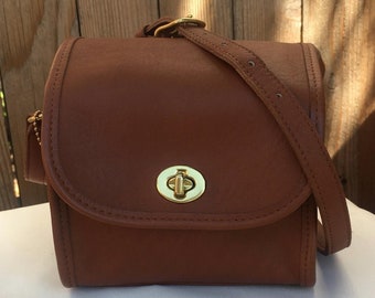 Vintage Coach Emmie Flap Bag in Black 9018 - Etsy