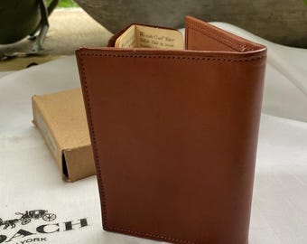 Slim Billfold Wallet Coach Wallet Boy Coach Vintage Water Buffalo