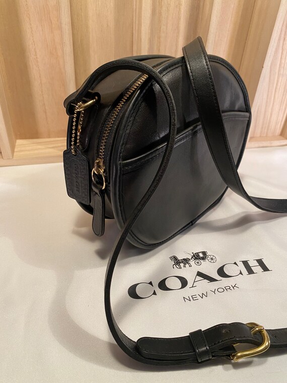 Coach Canteen Crossbody Black Glovetanned Leather Bag… Gem