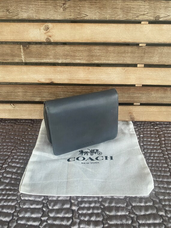 Coach bi-fold leather wallet - Gem