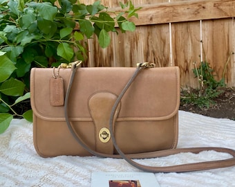 COACH Vintage Navy Blue Museum Bag From the Manhattan Collection