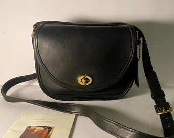 Vintage Coach Dark Blue Watson Crossbody Shoulder Bag, Style 9981, EUC, USA