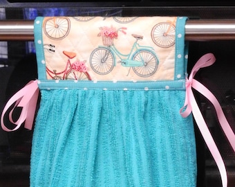 Vélo suspendu serviette de cuisine