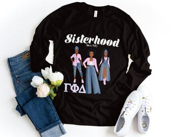 Gamma Phi Delta Sorority Sisterhood T-Shirt, Gamma Phi Delta Sorority Apparel