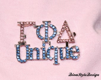 Gamma Phi Delta Unique Pin, Unique Gamma Phi Delta Pin, Gamma Phi Delta Sorority Paraphernalia