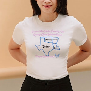 Benutzerdefinierte Phi Delta Sorority Quad Staaten Region T-Shirt, Quad Staaten Region T-Shirt, GPD Quad Staaten individuelles T-Shirt,