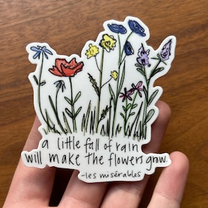 Les Miserables Little Fall of Rain Sticker