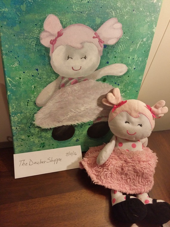 Items similar to Custom Doll/Toy Painting (Acrylic) on Etsy