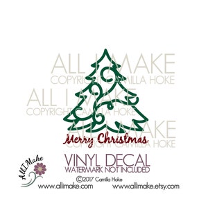 Merry Christmas Decal | Merry Christmas | Christmas Decal | Glass Block Decal | Christmas Decoration | Christmas Gift | Christmas Project