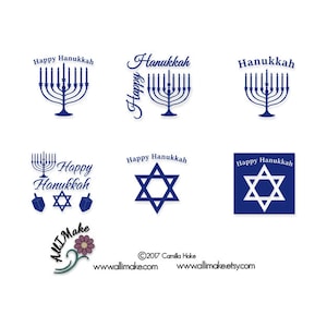 Hanukkah Decal | Glass Block Vinyl | Hanukkah Vinyl | Hanukkah Decorations | Vinyl Decal | Hanukkah | Menorah | Menorah Decal