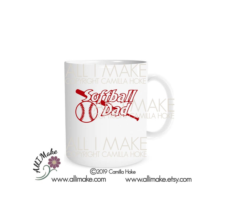 Softball Sticker Softball Decal Softball Grandpa Softball Mom Softball Coach Softball Vinyl Decal Sport Decal Softball Dad