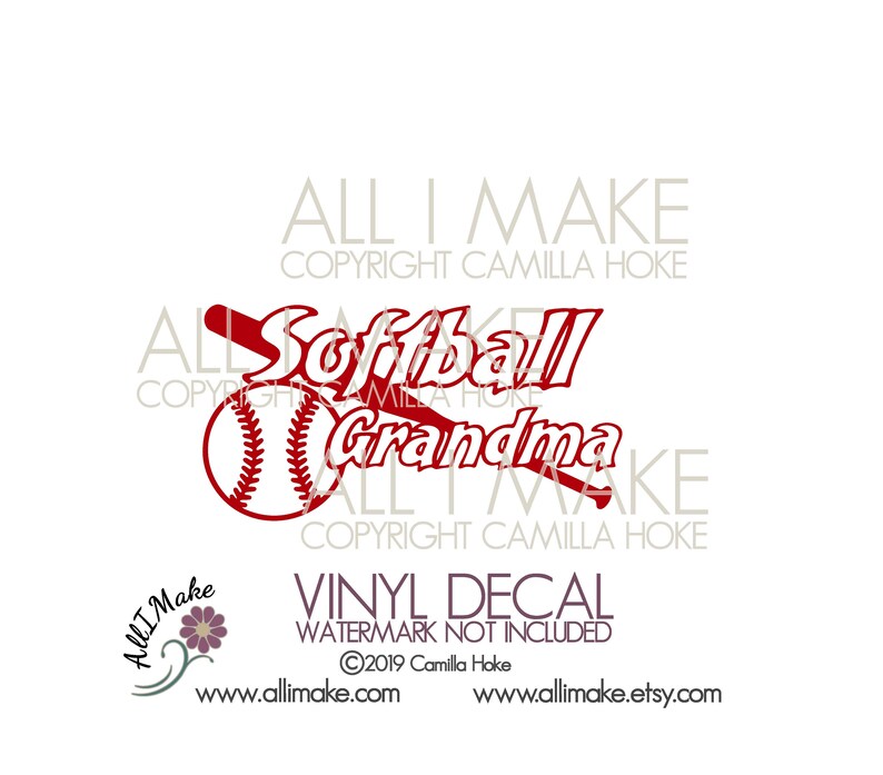 Softball Sticker Softball Decal Softball Grandpa Softball Mom Softball Coach Softball Vinyl Decal Sport Decal Softball Dad
