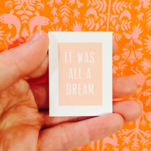 Dollhouse Miniature Art Print (All A Dream)