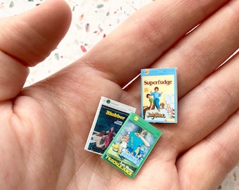 Dollhouse Miniature Vintage Judy Blume Book