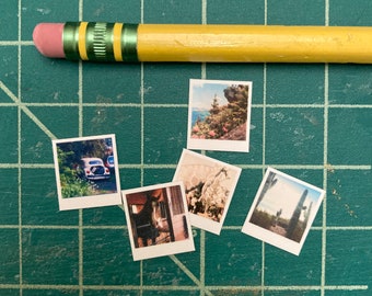 Dollhouse Miniature Vintage Photo Set