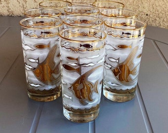 West Virginia Glass Company Catalina Twist 5 Piece Drink Set West Virginia Glass Company Catalina Twist 5 Piece Drink Set