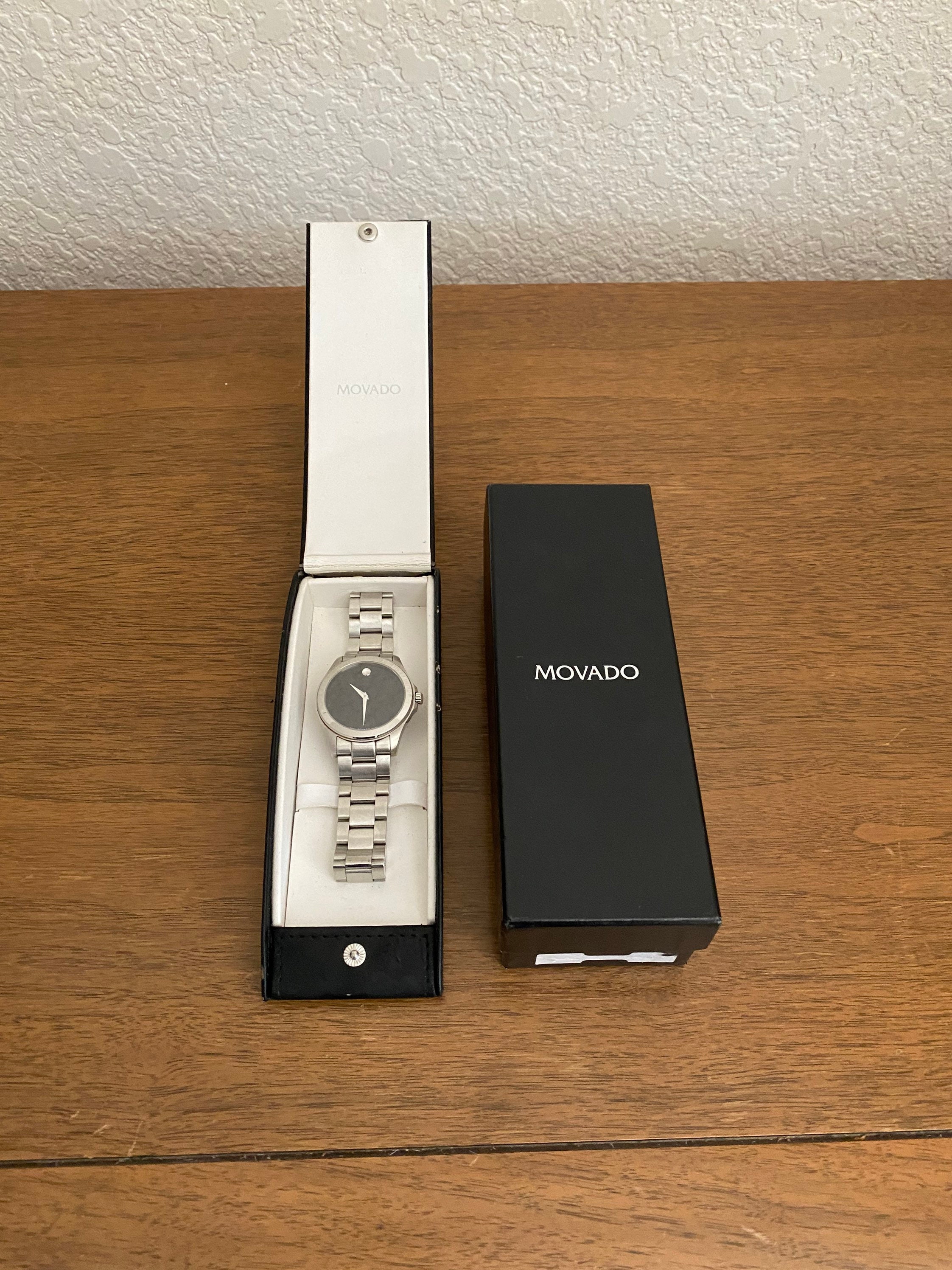 Movado museum cheap silver