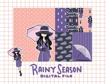 Rainy season | Etsy