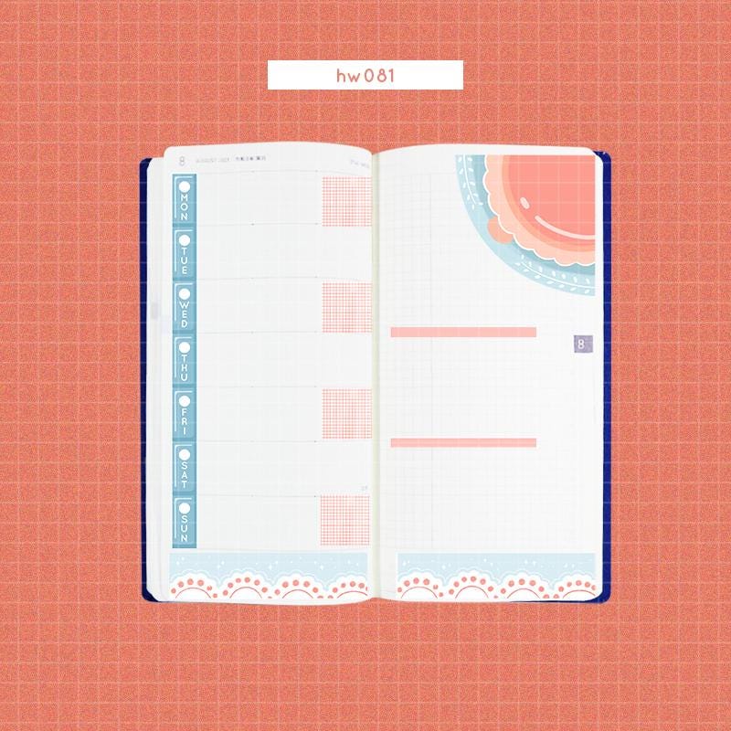 Butterfly Tea Party Stickers: Hobonichi Weeks Planner Kit - Etsy