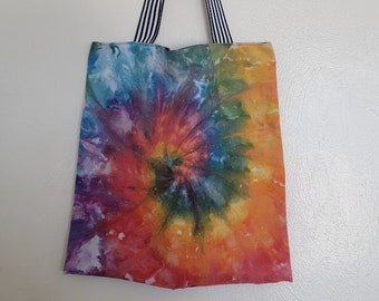 Rainbow Tie Dye LGBT Pride Tote Bag