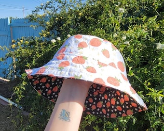 Bob réversible fraise