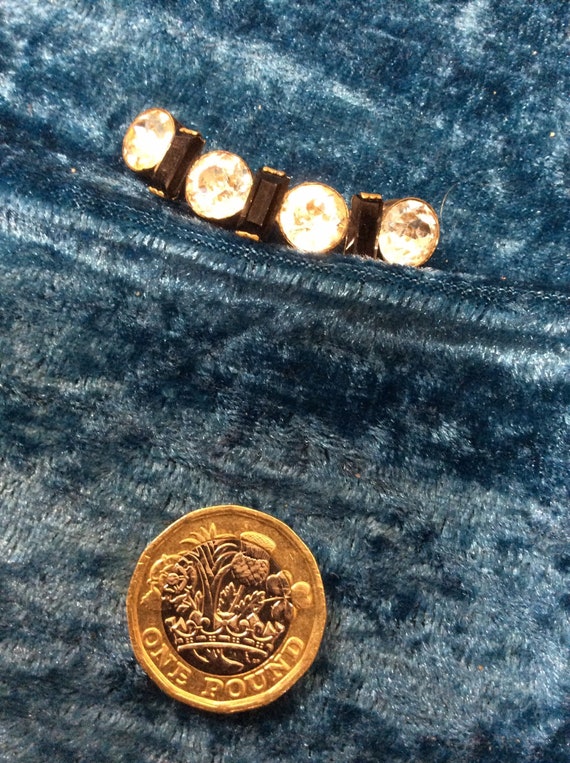 Shoe Trims Art Deco Black and White Crystal Diamante … Gem