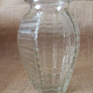 Art deco hyacintvaas bolvaas gegoten glas Franse art deco