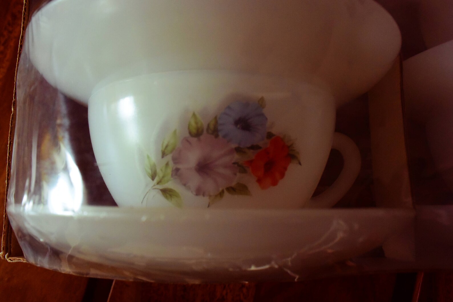 Service à Café/thé Arcopal Vintage 1960 – 6 Pièces Décor Coquelicots
