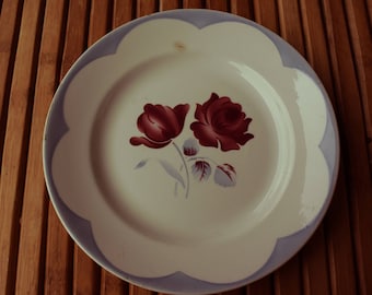 ASSIETTE ANCIENNE BADONVILLER France modèle Denise terre de fer
