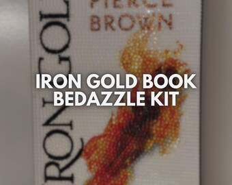 Iron Gold Book Bedazzle Kit