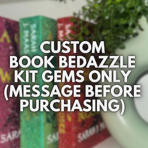Buch Bedazzle Kit-Custom Kit NUR EDELSTEINE